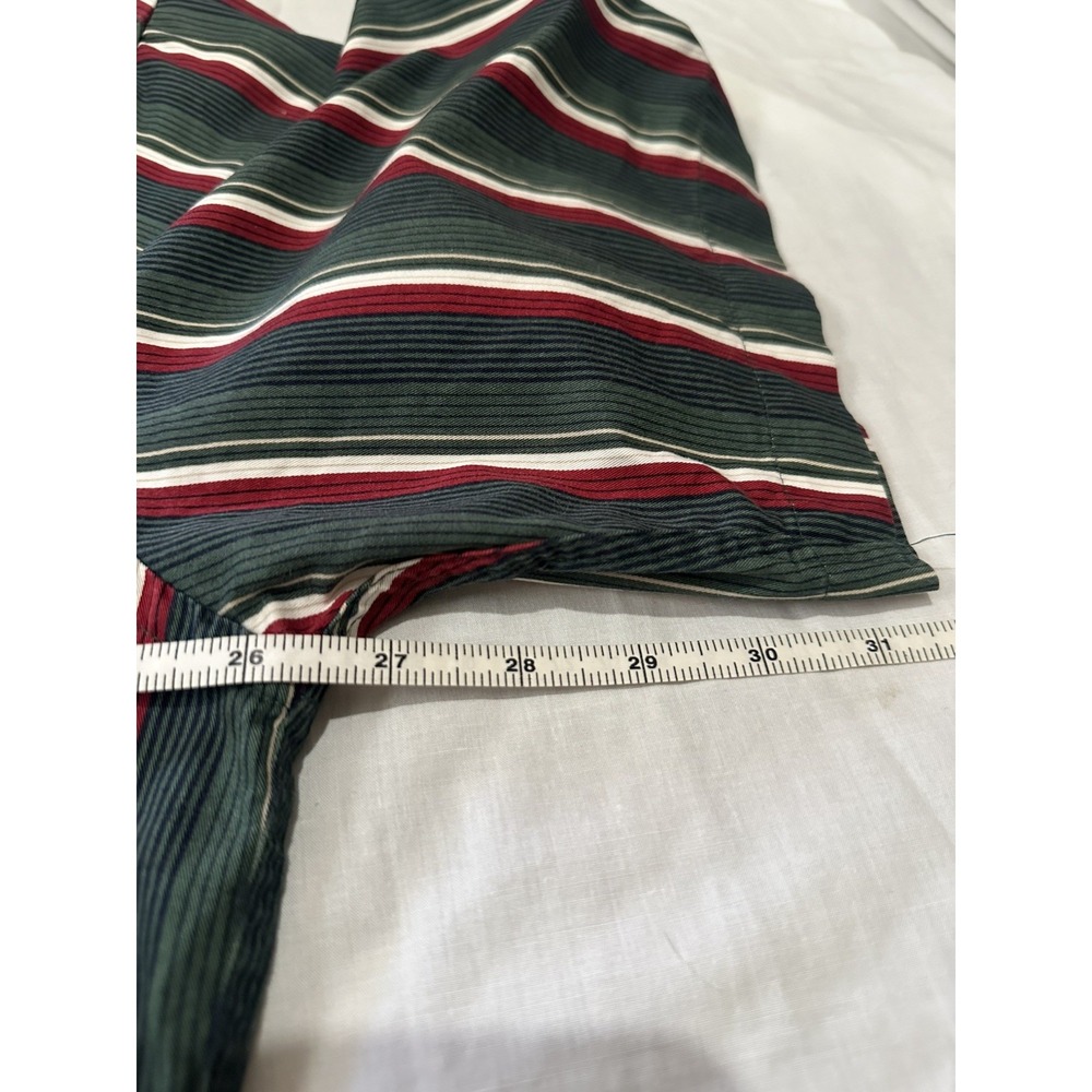 Hunt Club XL Cotton Button Up Short Sleeve Men's Collared Striped Shirt VTG - Picture 5 of 10